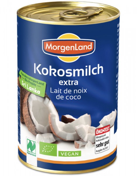 Kokosmilch extra Bio, 400ml - Morgenland