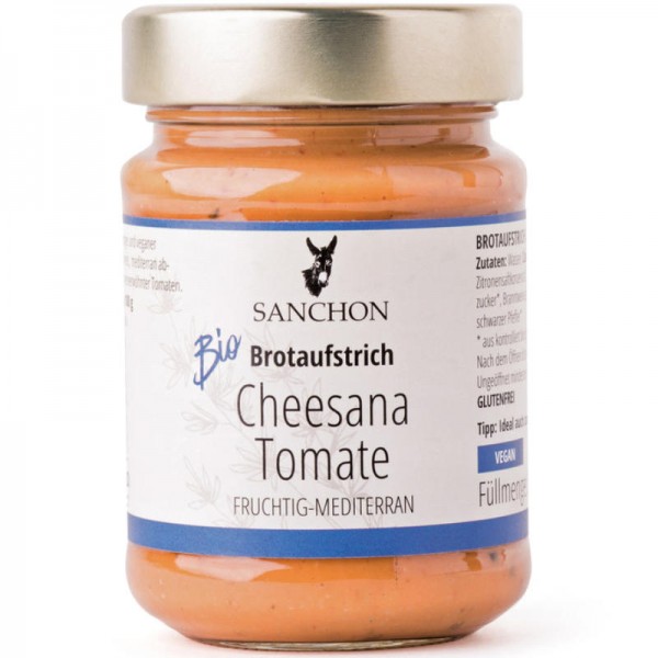 Cheesana Tomate Brotaufstrich Bio, 170g - Sanchon