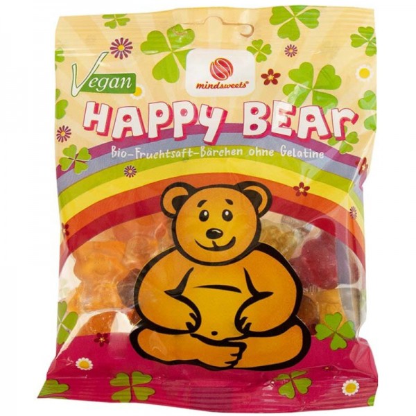 Happy Bear Fruchtgummi ohne Gelatine Bio, 75g - Mind Sweets