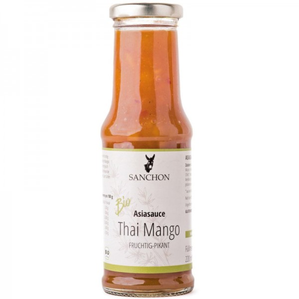 Asiasauce Thai Mango fruchtig-pikant Bio, 210ml - Sanchon