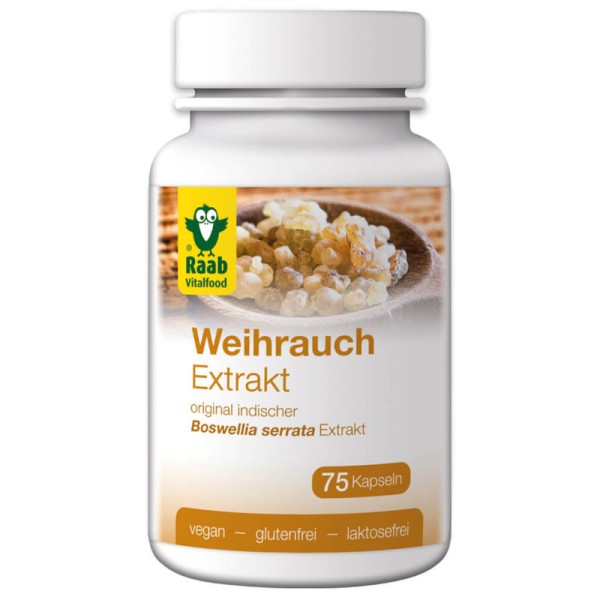 Weihrauch Extrakt, 75 Kapseln - Raab