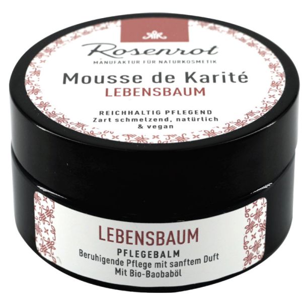 Mousse de Karité Lebensbaum, 100ml - Rosenrot